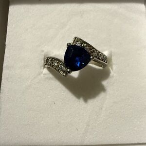 Sterling silver sapphire ring *Flash Sale*